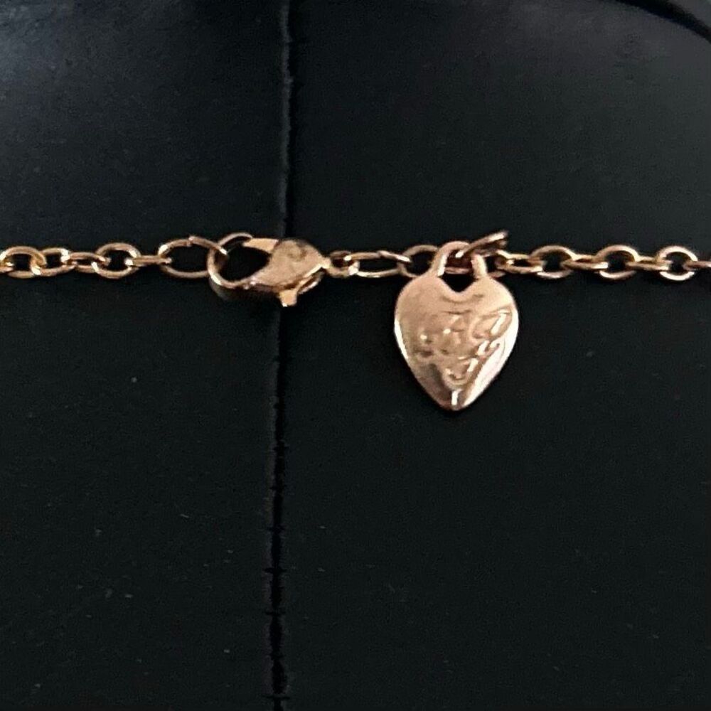 Betsey Johnson Butterfly Pendant Necklace 24" Gold-tone Enameled Hand-Painted - Picture 8 of 8